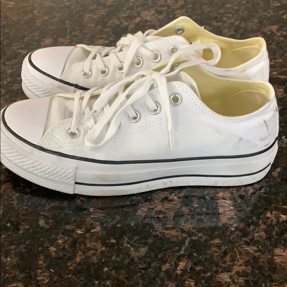Converse Shoes - Converse platform sneakers! WHITE